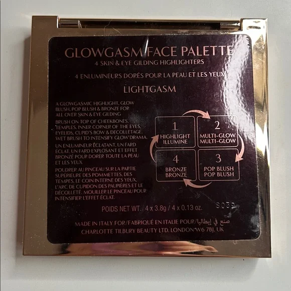 Charlotte Tilbury Pastel Sunburst Compact - Pink, Purple, Blue, Cream - Picture 3 of 3